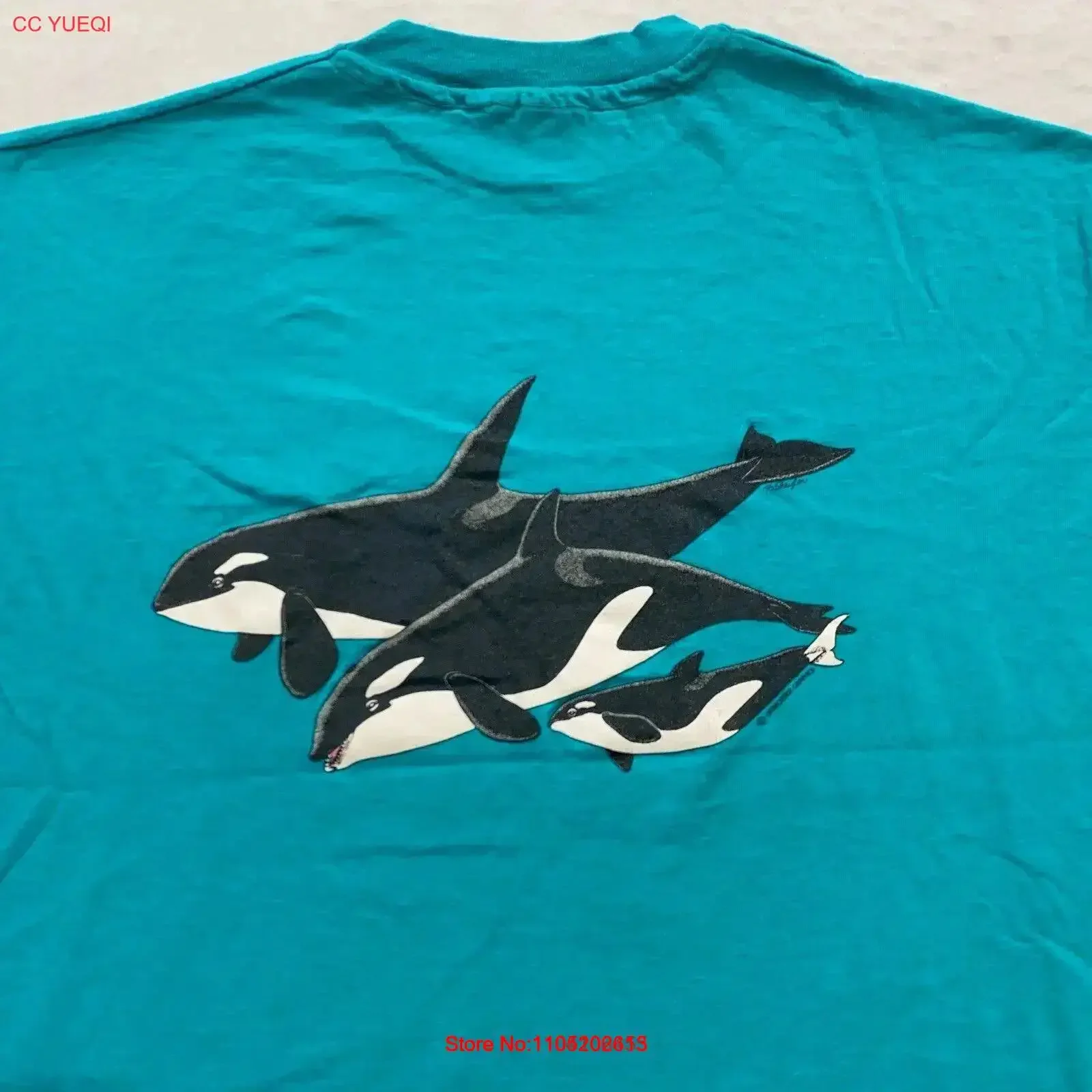 

Винтажная футболка 90-х годов KILLER WHALE, БОЛЬШАЯ, мягкая, океанская, природа, животное, винтажная, стираная, дышащая, стильная, уличная, мягкая мода