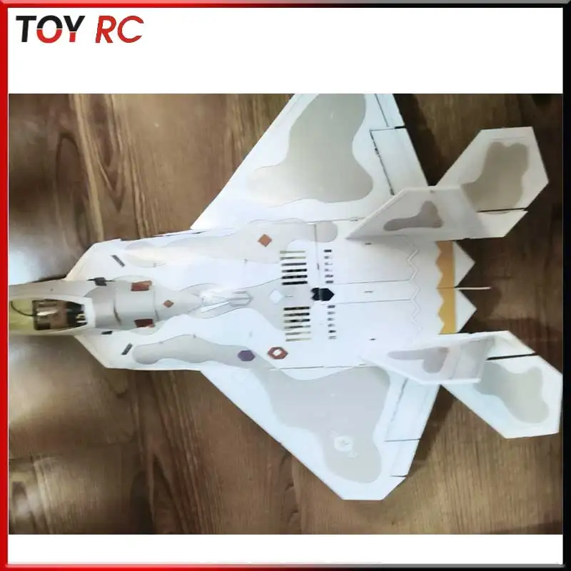 Assemble F22 Double 30 Culvert Assembly Remote Control Model Airplane Desktop Ornament Diy Fixed Wing Real Machine