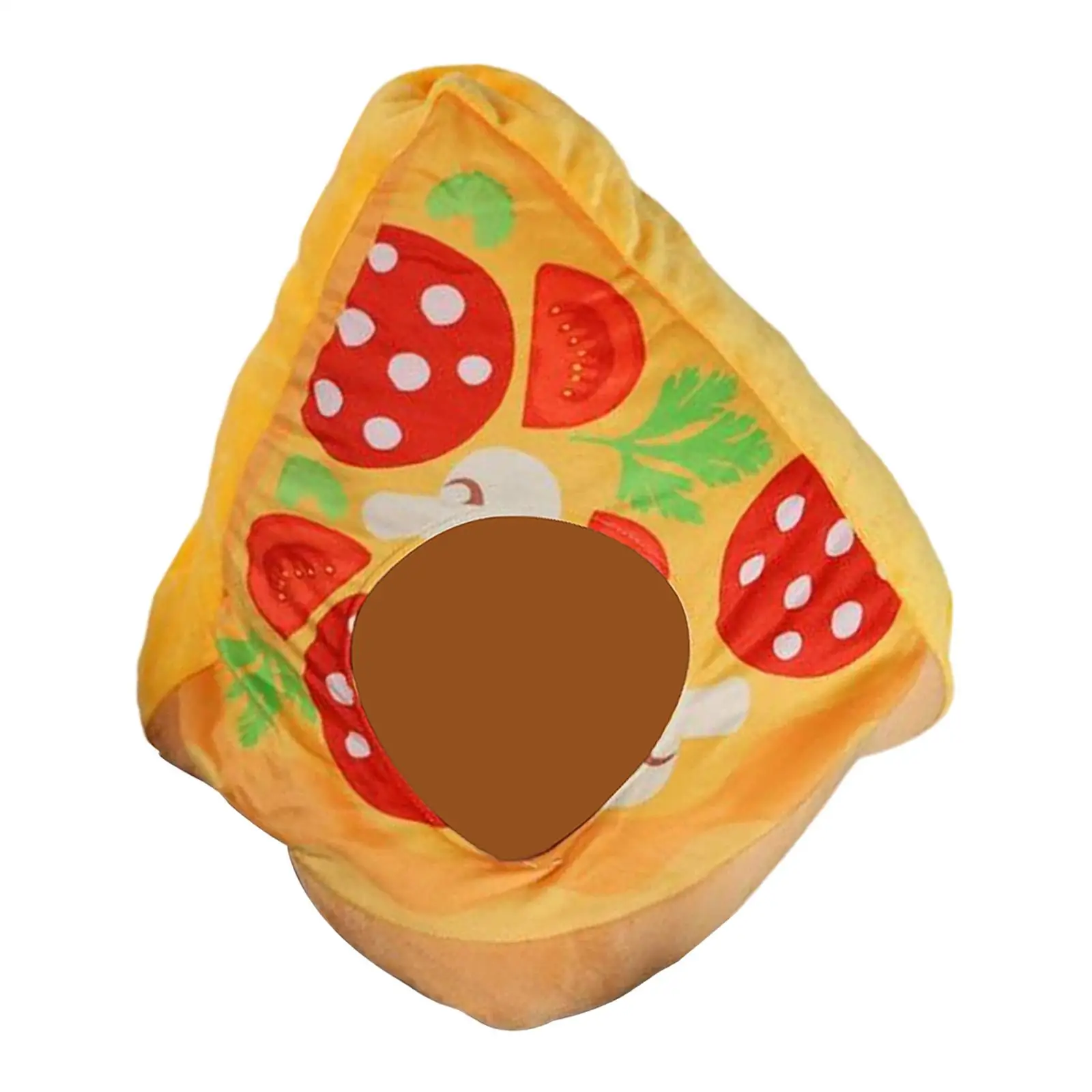 Pizza-förmiger Hut, bequem, bezaubernd, Neuheitsgeschenke, Cartoon für Cosplay-Kostüme