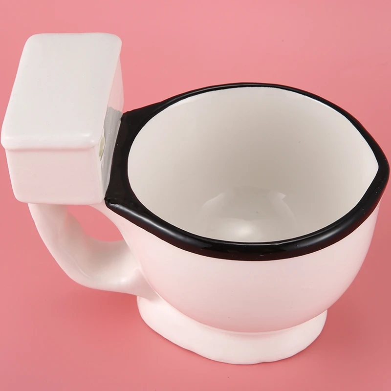 Novelty Toilet Ceramic Mug With Handle 300Ml Coffee Tea Milk Ice Cream Cup Funny For Gifts