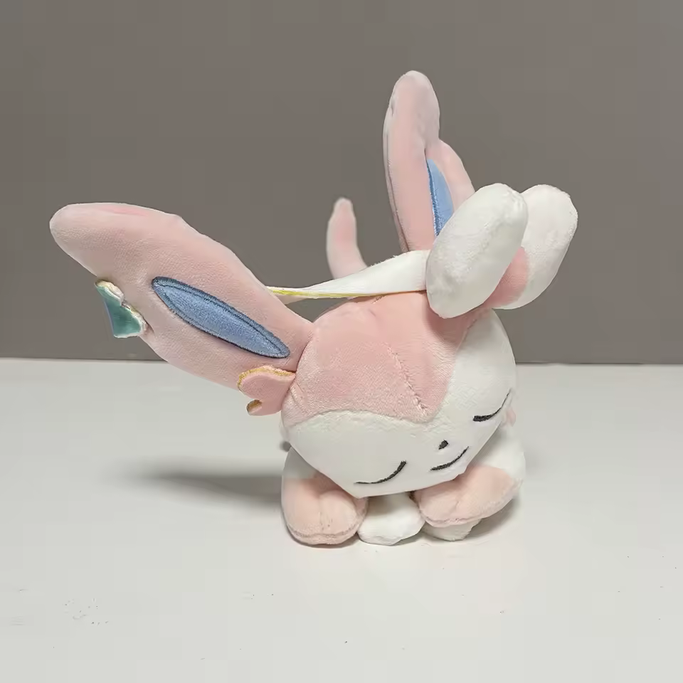 New Pokemon Eeveelution Sleep Sylveon Plush Toy Leafeon Glaceon stuffed toys doll doll Xmas presents for children - AliExpress