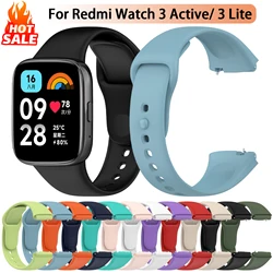 Silicone Strap For Xiaomi Redmi Watch 3 Active Official Same Watchband Replacement Wristband for Xiaomi Redmi Watch 3 Lite Strap