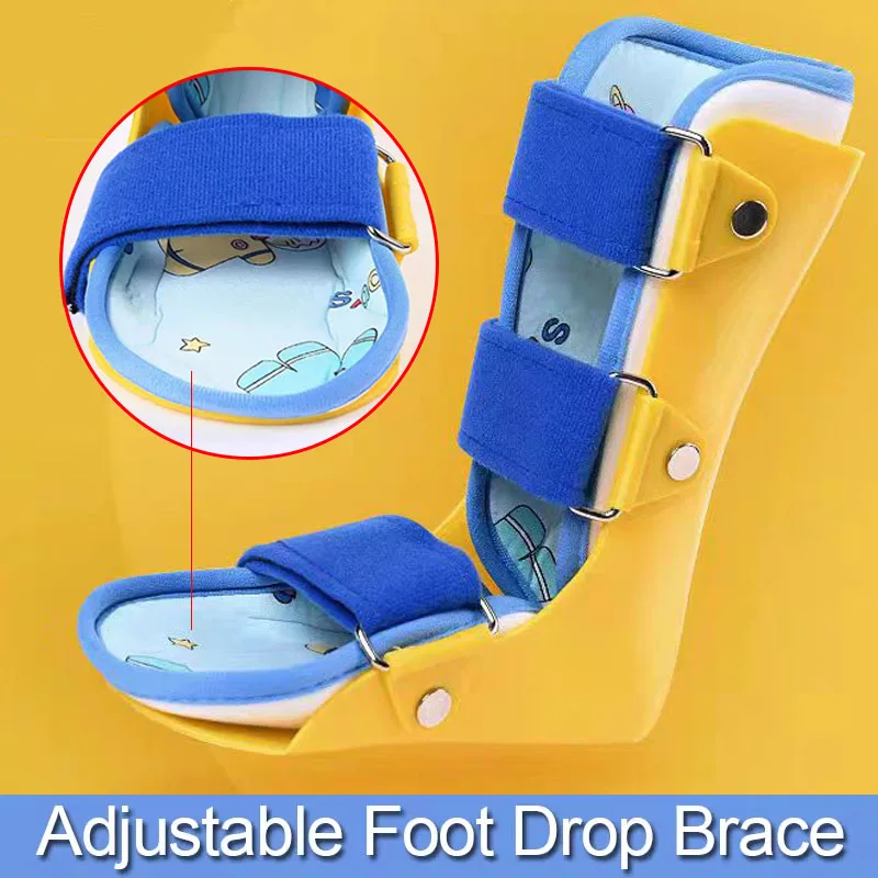 

1Pcs Kids Adjustable Ankle Foot Support Brace -Medical Ankle Foot Orthosis-For Postoperative Recovery Relieve Pain