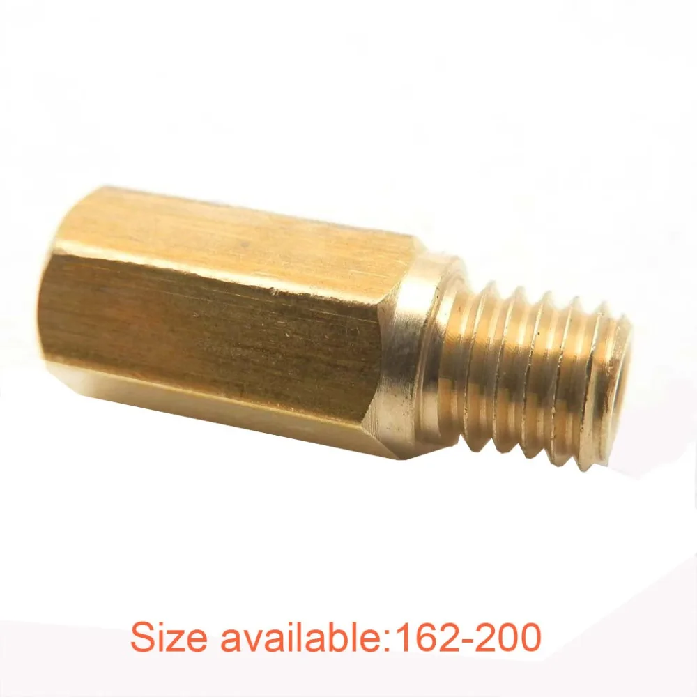 Carburetor Main Jet 5mmx0.8 Thread Hexagon Brass Injector Nozzle for Keihin OKO KOSO PE PWK Motorcycle Carburettor Size 80-128