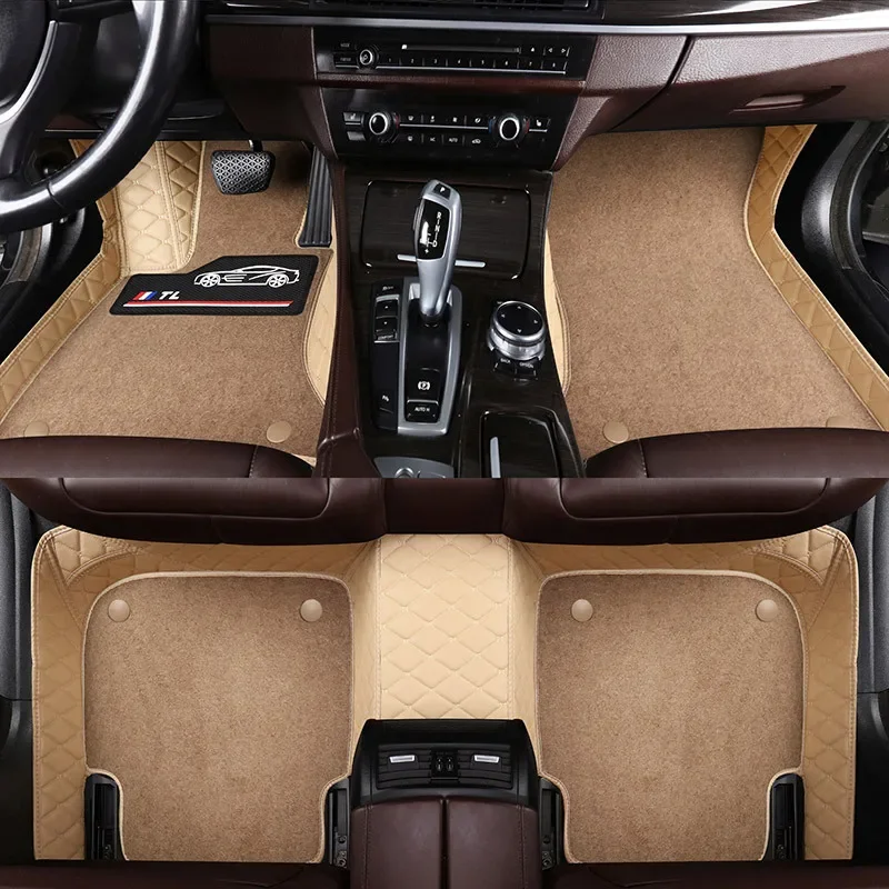 

Custom for bmw leather liner car floor mat pads 3d auto floor mats car mat for tiguan car floor protector