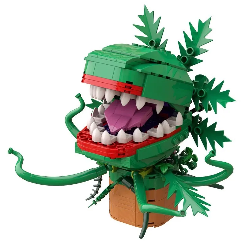 Bricklink Audrey II Chomper Flower Movie Little Shop of Horror Figures Man-Eating Plant Monster Building Blocks Kid Toys Gift