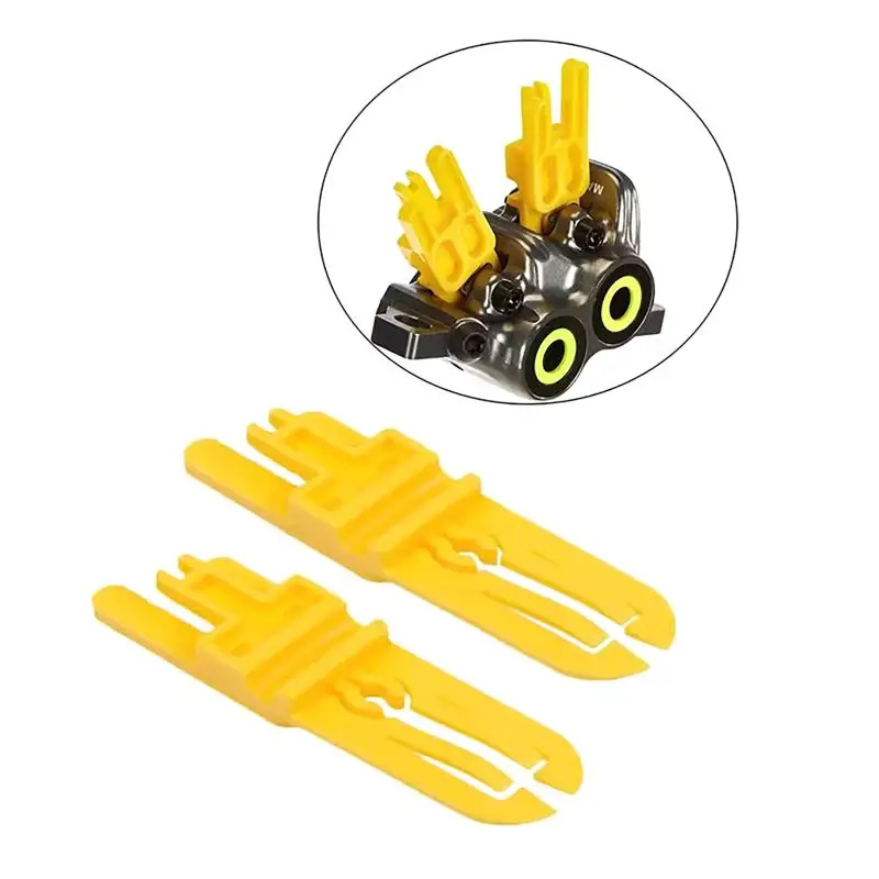 Plastic Anti-Pinch Protection Plate For Brake Calipers - 4-Position Design For Hydraulic Brake Lower Pistons
