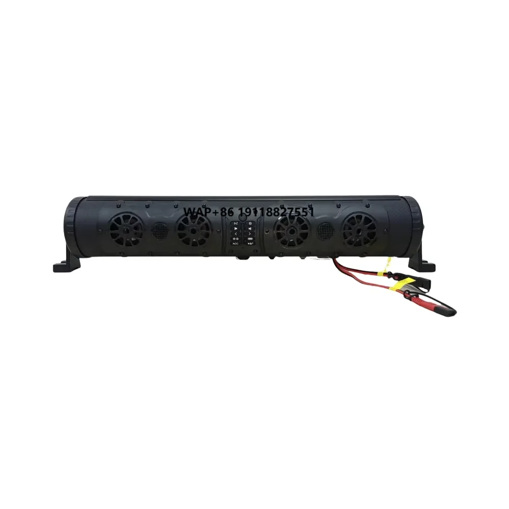 27 Inch RGB Soundbar Waterproof Bluetooth Multicolor Lights 500W Soundbar for UTV ATV Golf Cart