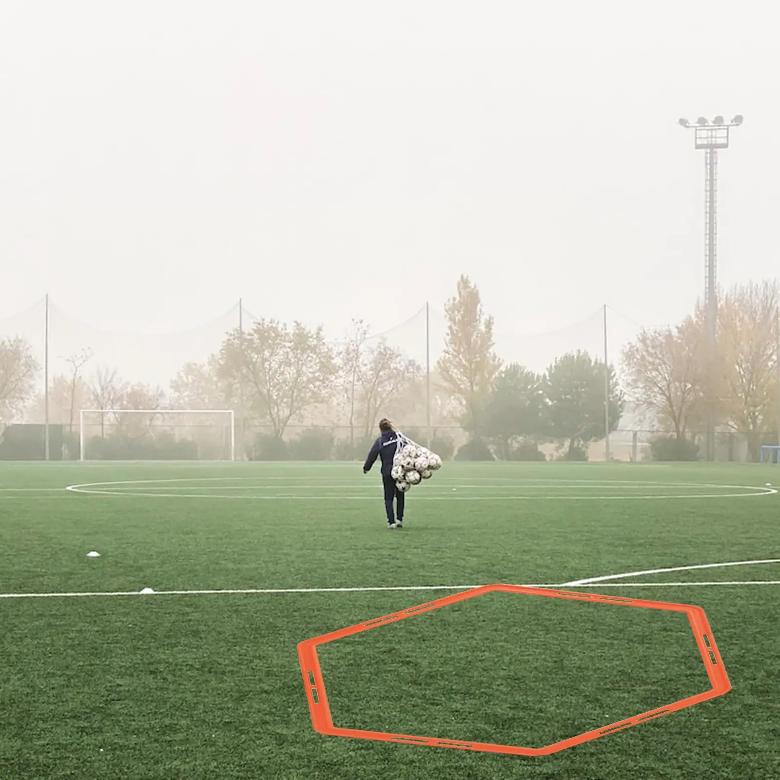 Hex Agility Rings Training Ladder Speed Hurdles Balance Rhythm Sport Workout