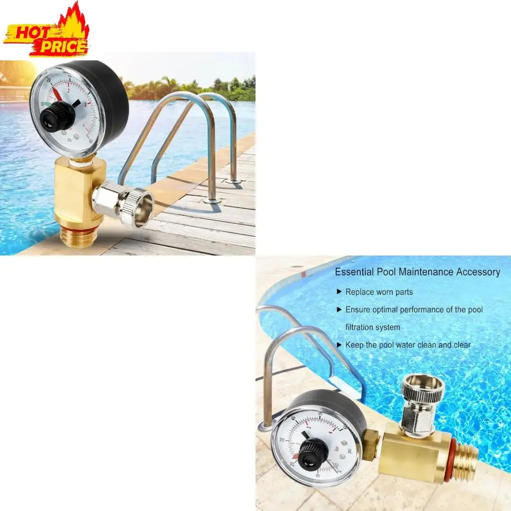

Pool Filter Air Relief Valves Corrosion Resistant Pool Maintenance Accessory