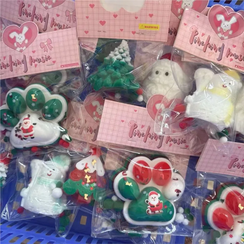 1 قطعة سلسلة عيد الميلاد القط مخالب ضغط اللعب قرصة القط مخلب الإجهاد الإغاثة تنفيس اللعب متعة الضغط اللعب هدايا الهالوين #2