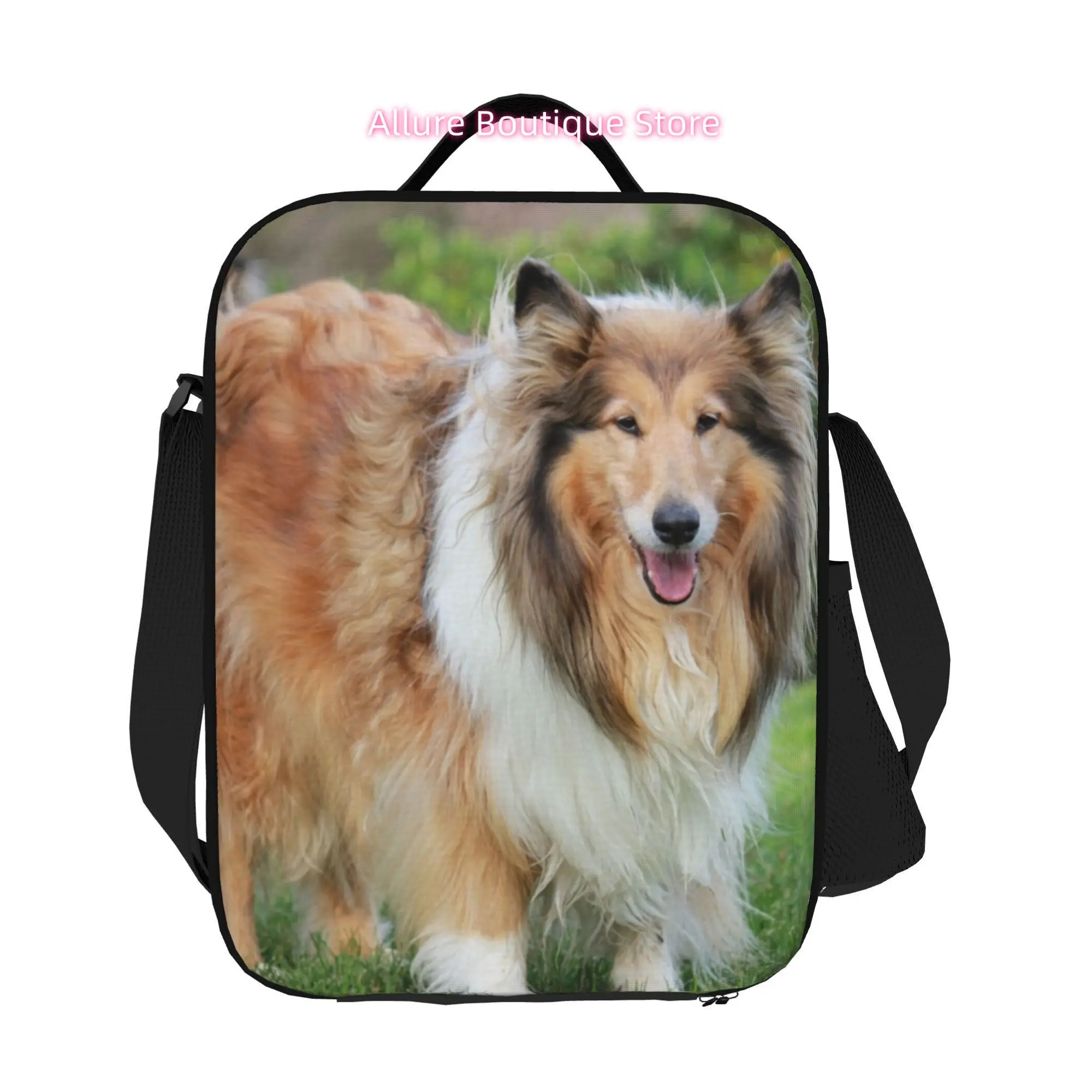 

Повседневная сумка-тоут Sable Rough Collie для работы, офиса, путешествий, поездок на выходные, для ежедневного использования, не контактирующая с пищевыми продуктами