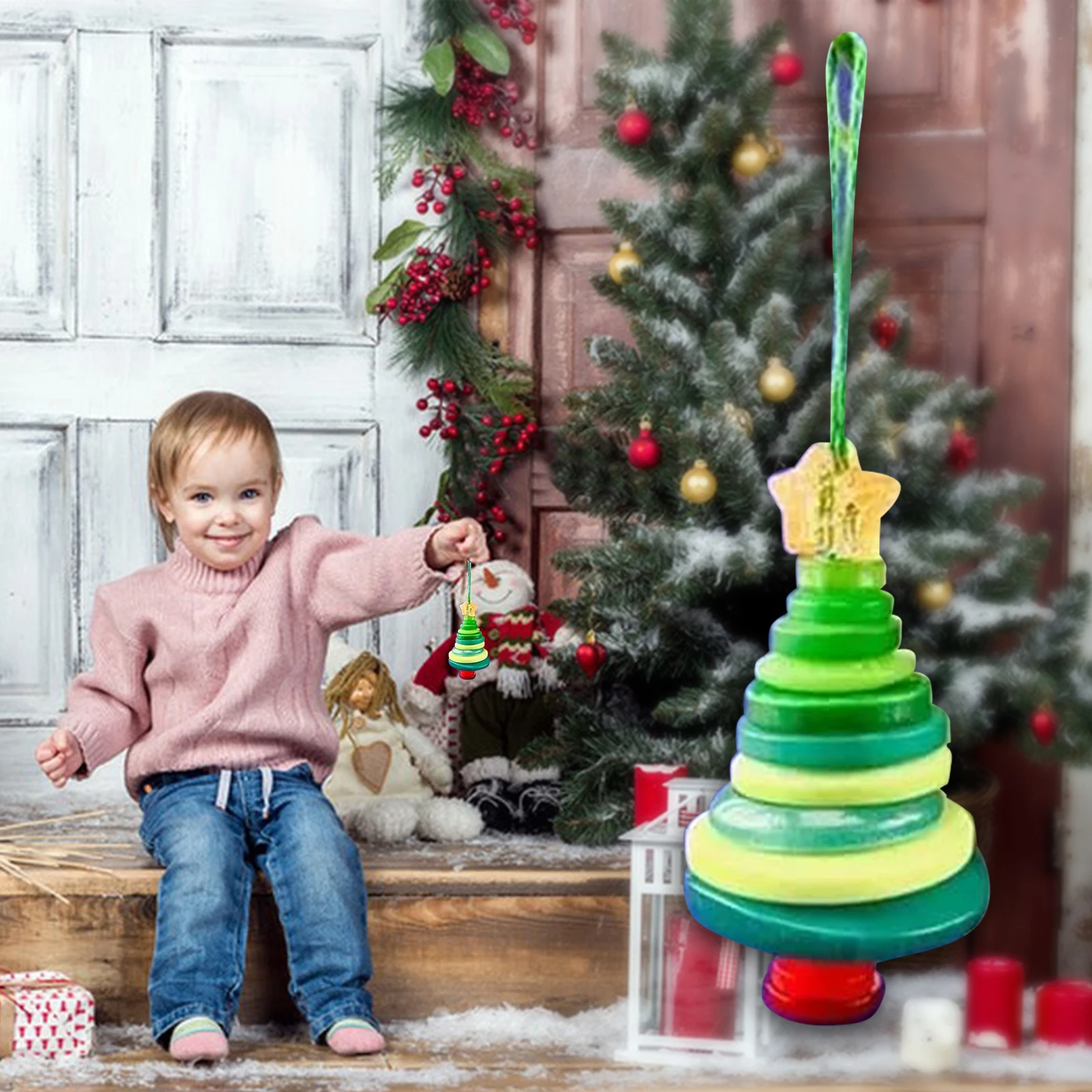 DIY 버튼 눈사람 장식 키트 재사용 가능한 재미있는 크리스마스 버튼 만들기 세트 작은 크리스마스 장식품 휴일 양말 속 장식용