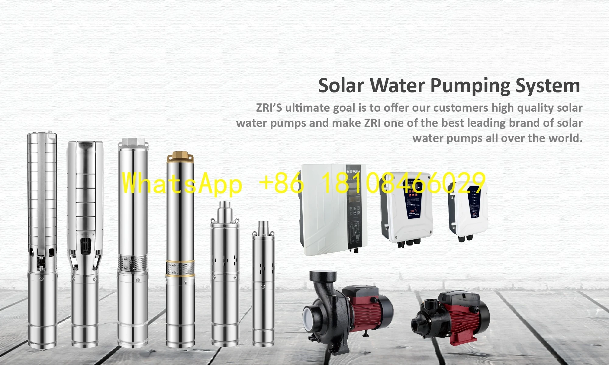 

Customizable OEM for Clean Water3 Inch 24V DC Stainless Impeller Deep Well Solar Water Pump