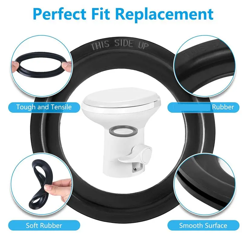 2Pack RV Toilet Seal Gasket Replacement 385311658 For Dometic 300/310/320 Series For Odor Control & Water Tight Seal-A91R