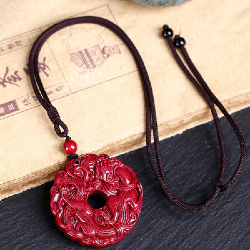 High-Content Pendant Ore Purple Gold Sand Safety Men's Domineering Necklace Safe NAFU