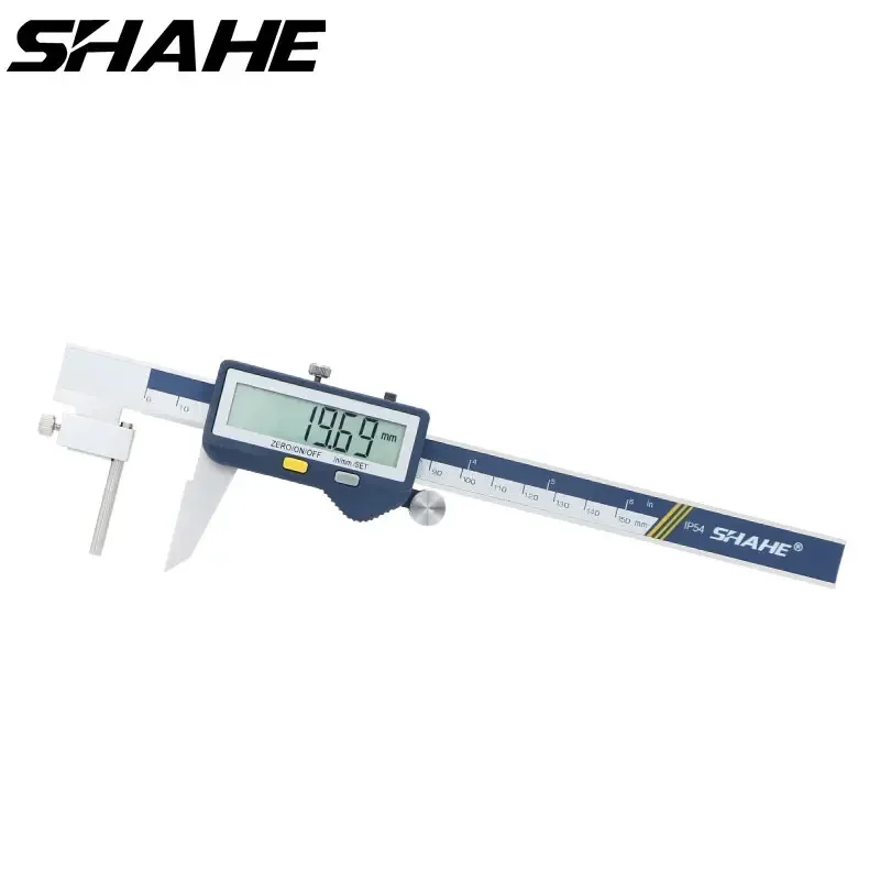 

SHAHE IP54 Tube Thickness Electronic Digital Caliper With Built-in Wireless Transmission Function