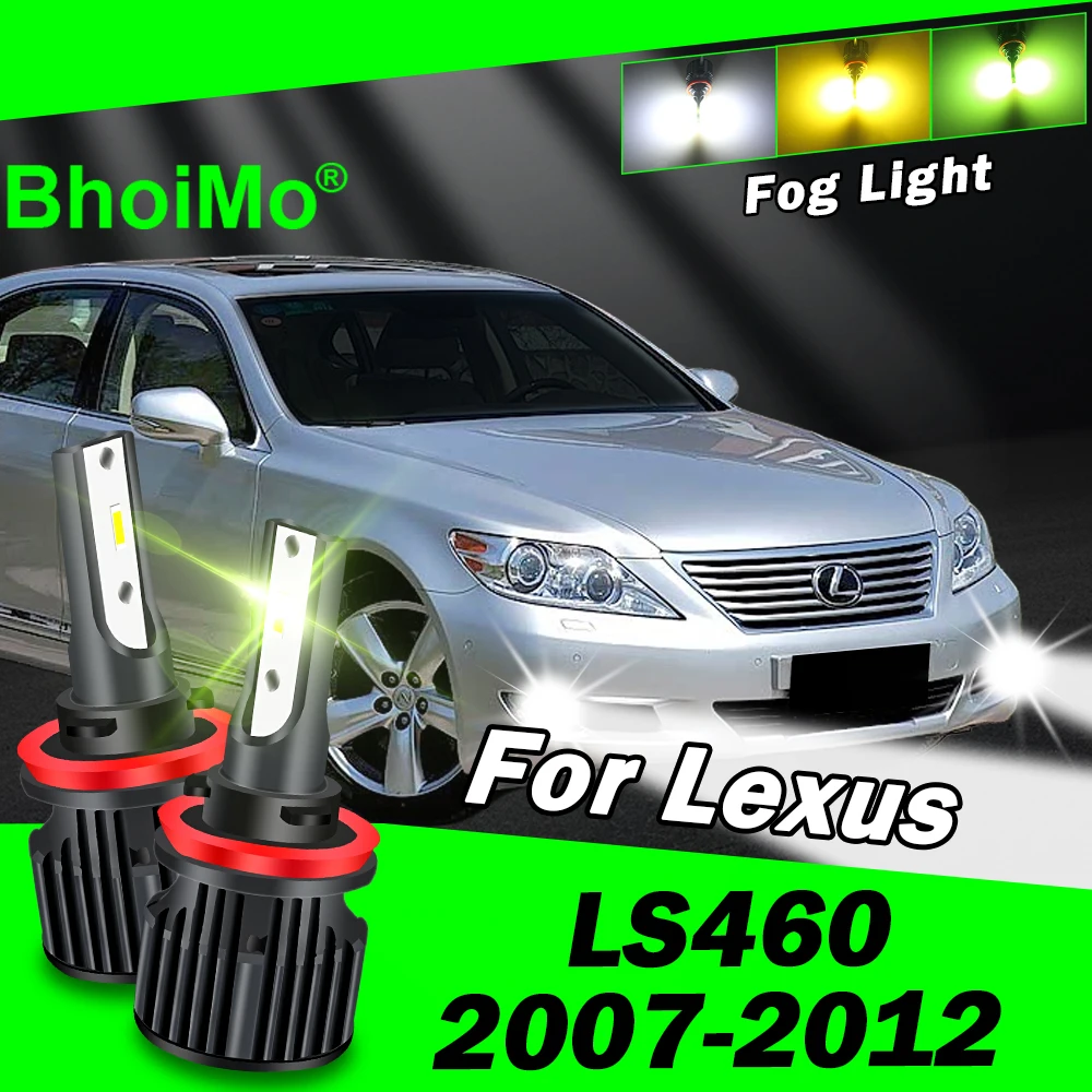 

BhoiMo Front Fog Light Lamp For Lexus LS460 2007 2012 Led Bulb 2008 2009 2010 2011