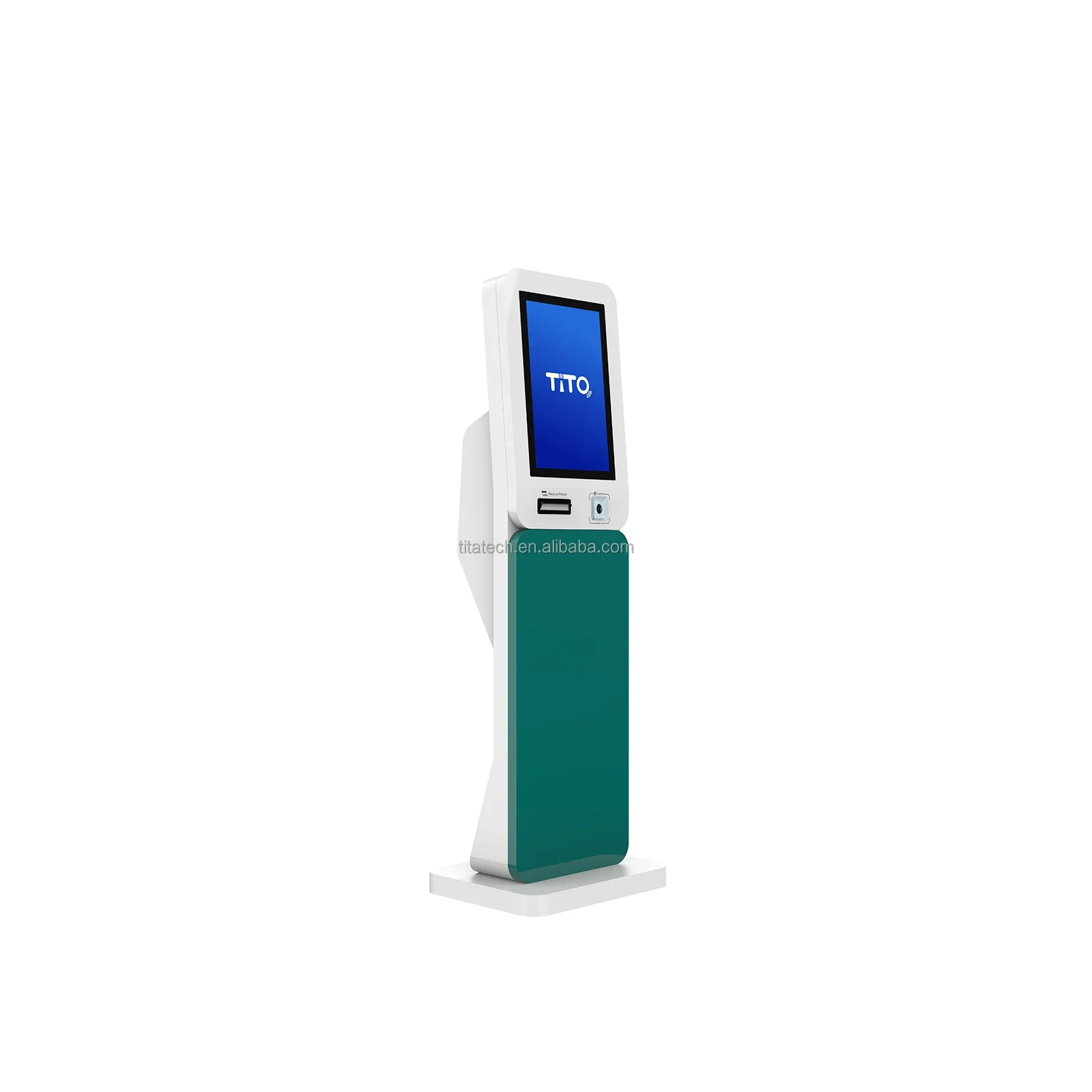 銀行病院レストラン用セルフサービスキュー管理キオスクチケット自動販売端末
