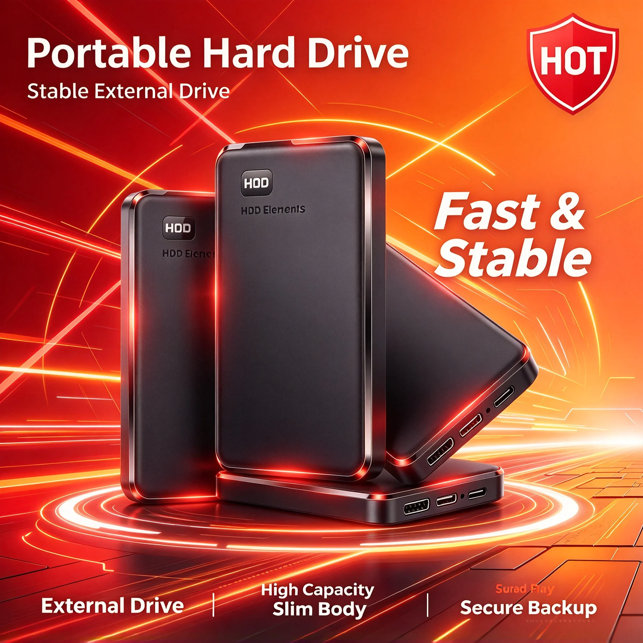 External Solid State Hard Disk USB3.0 Portable External SSD 1TB 2TB 4TB 2026 New High Speed Storage for Laptop PC Mac Computer