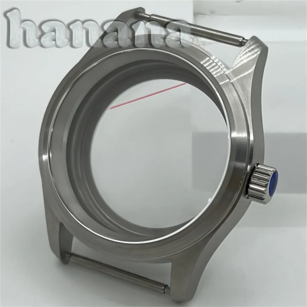 36 مللي متر الطيار غواص الفضة الأسود حالة الياقوت الزجاج مناسبة ل NH34 NH35A NH36 NH38 ETA2824 PT5000 حركة 100 متر مقاوم للماء