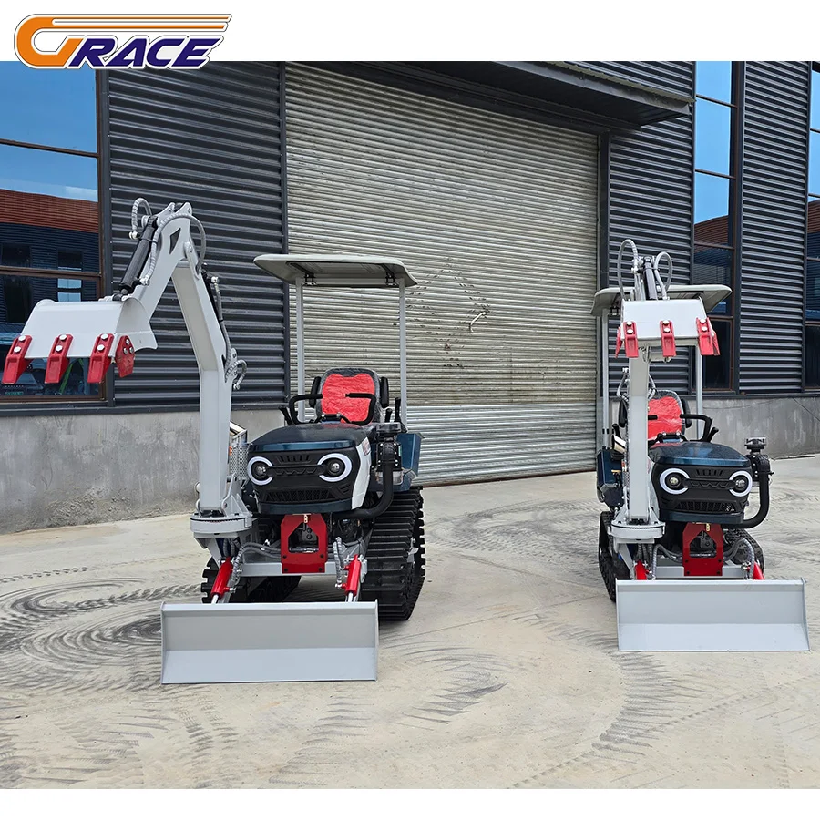 

Discount Price Mini 35hp Diesel Power Tiller Cultivators Agricultural Farming Machine Crawler Tractor