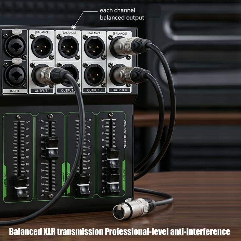 

Passive Monitor Volumes Controller XLR Output For Professional Music Equipment K1KF