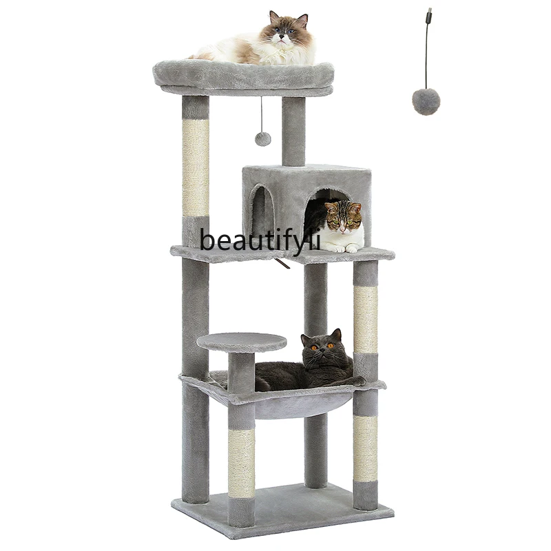 Cat Nest Chamfer Integrated Wall Cat Viewing Platform Cat Climbing Frame High-Rise Non-Occupied Area