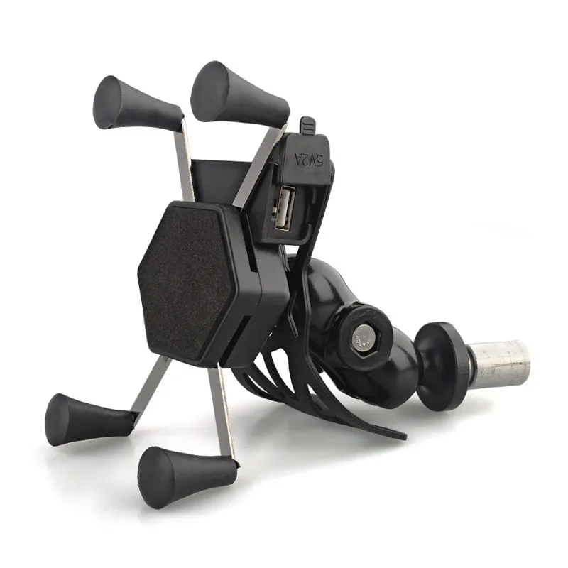 

Uiz For YZF R1 2002-2017 R6 2006-2017 R1M USB Charger Phone Holder k Stem Mount Bracket Motorcycle GPS Navigation Bracket