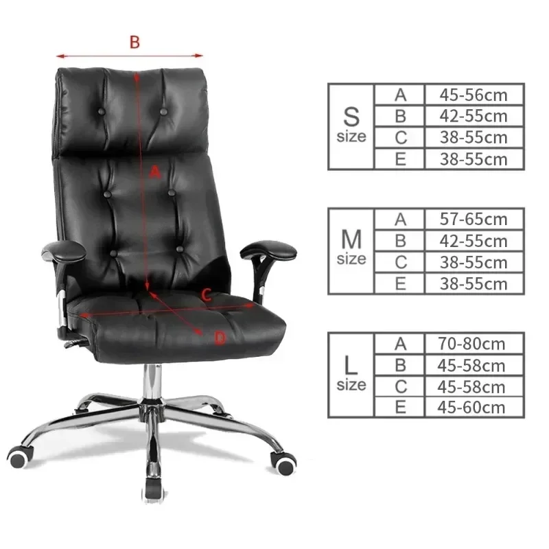 Christmas Print Elastic Office Chair Cover Geometry Stretch Computer Chairs Slipcovers Rotating Gaming Seat Cover Dust Protector