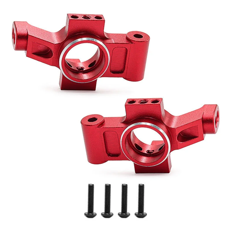 RC Car Upgrade Aluminum Alloy Rear Axle Cup Kit For 1/10 TRAXXAS 4-TEC DRIFT FORD MUSTANG RC Car Accessories Red
