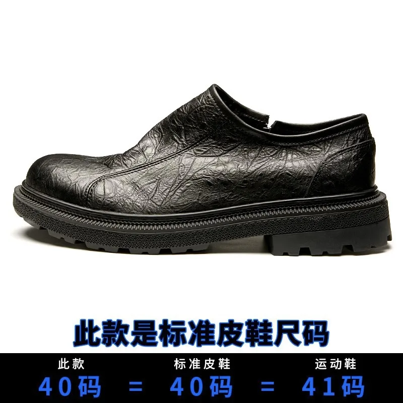 Original Designer Shoes Autumn Men Dress Shoes High Quality Genuine Leather Shoes Men Autumn Winter Cowhide Business Men Shoes