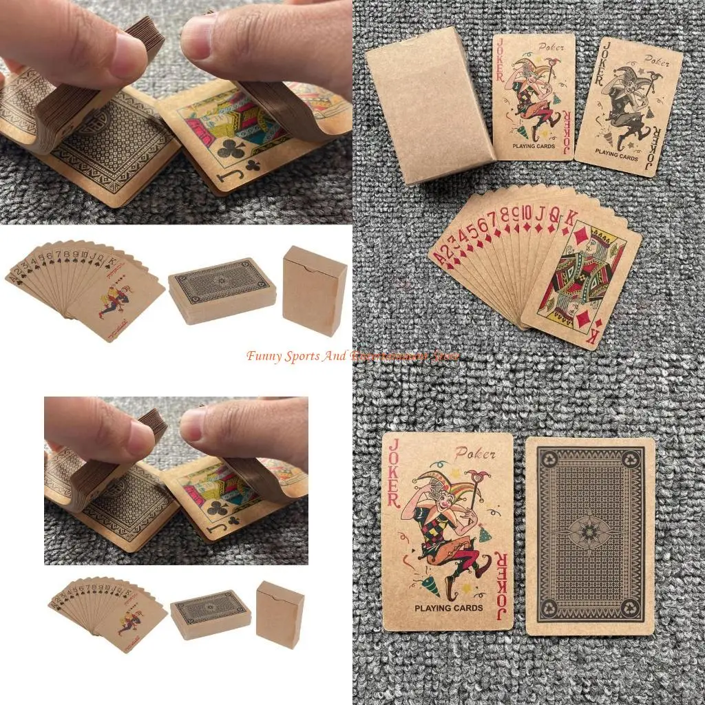 C4DE 54 cartas Juego póker simple Juego juego póker Tarjeta juego juego póker