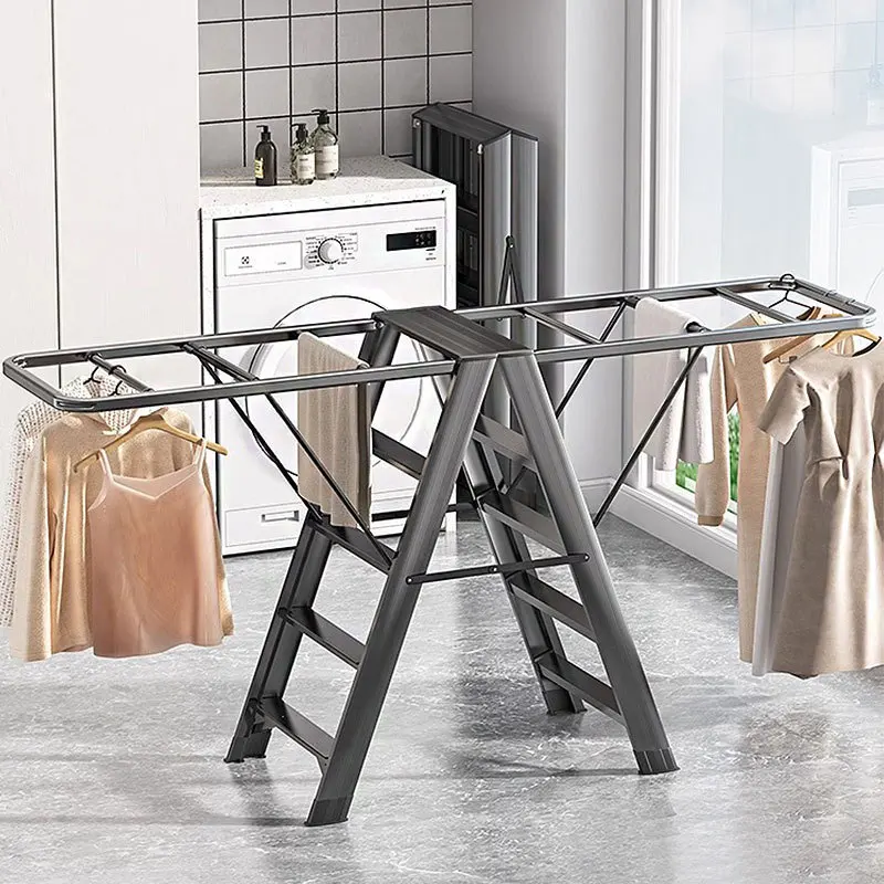 Household ladder Thickened folding ladder Telescopic indoor multi-functional