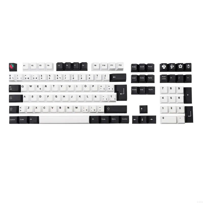 F3MA Cherry Theme Keycap PBT Стандартный процесс сублимации красителя Keycap 137 шт. Cherry для переключателей Mx Gk61