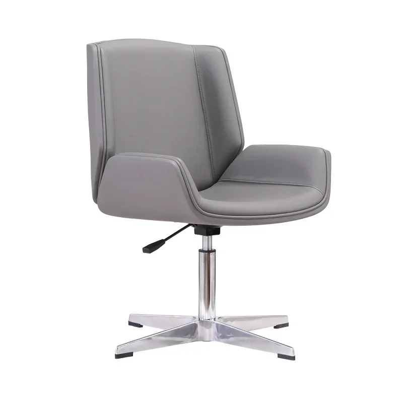 

#For Modern medium Height Back Computer full Leather Up-down Adjustable Meeting Swivel Chair Home Office Chair furniture
