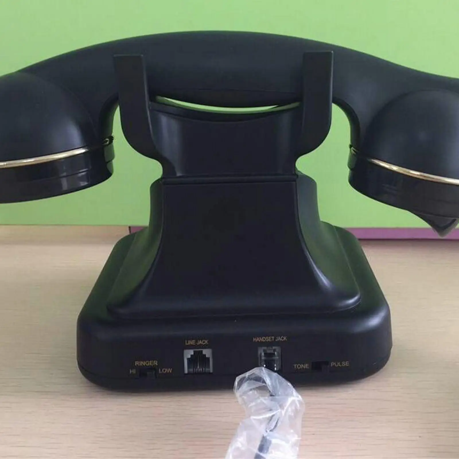 Corded Retro Telephone Old Fashioned Landline Phones Wire Landline for Ornament