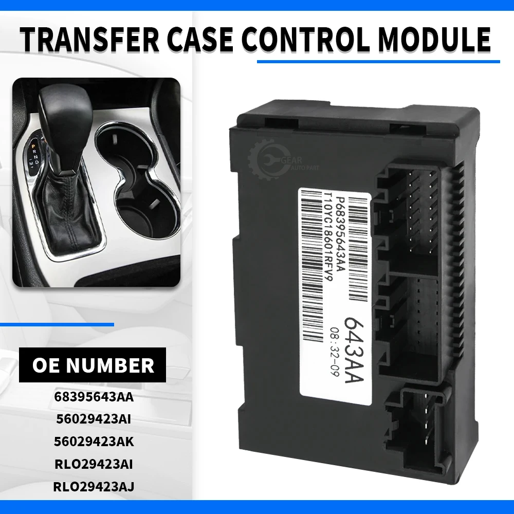 68395643AA 56029423AJ 56029423AK Black Durable Transfer Case Control Module Fit For Jeep Grand Cherokee 2011 2012 2013