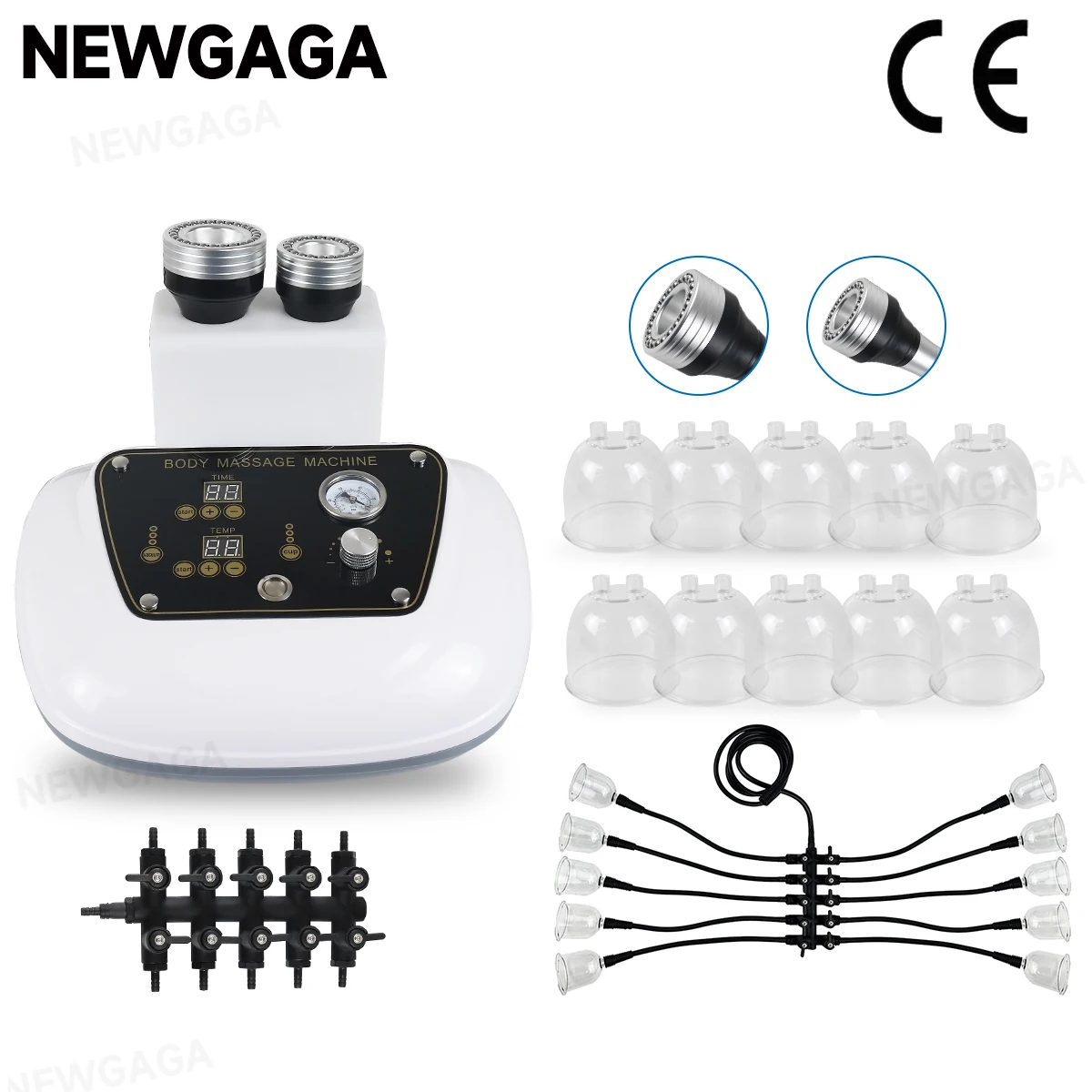 NEWGAGA Vacuum Body Shaping Massage Gua Sha Beauty Machine Breast Enlargement Machine Pump Cupping Treatment Butt Lifting Device