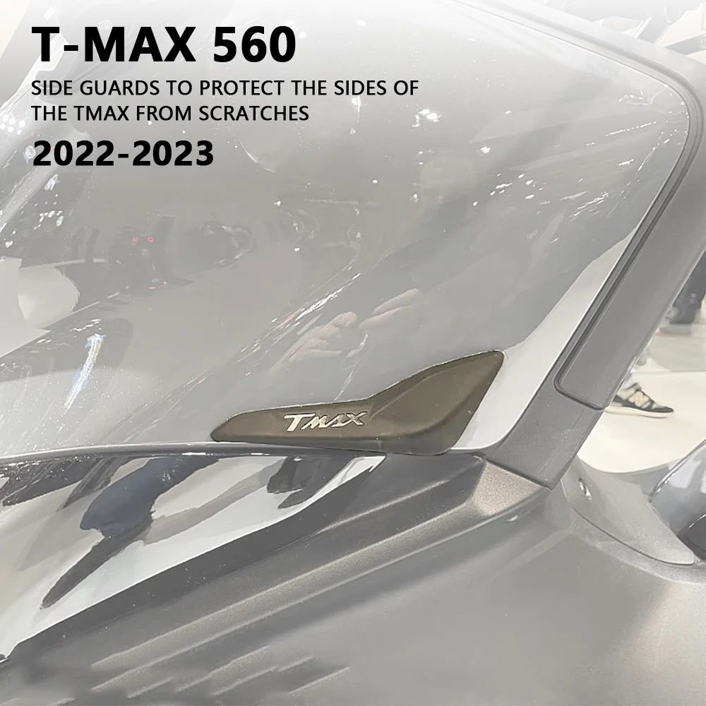 

TMAX560 2022 2023 Black Anti-collision Protector Stickers Side Edge Protection Guards Strip For Yamaha TMAX T-MAX 560 T-MAX560