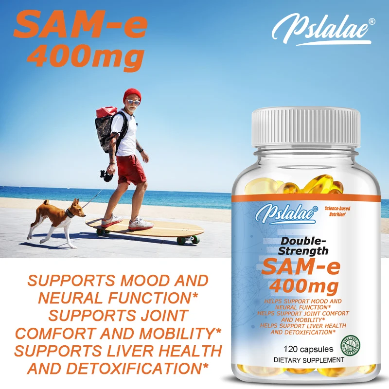 Sam E Vitamin Supplement Brain, Mood Boosts Joint Health and Liver Support - Brain Boost Nootropics and Natural Capsules