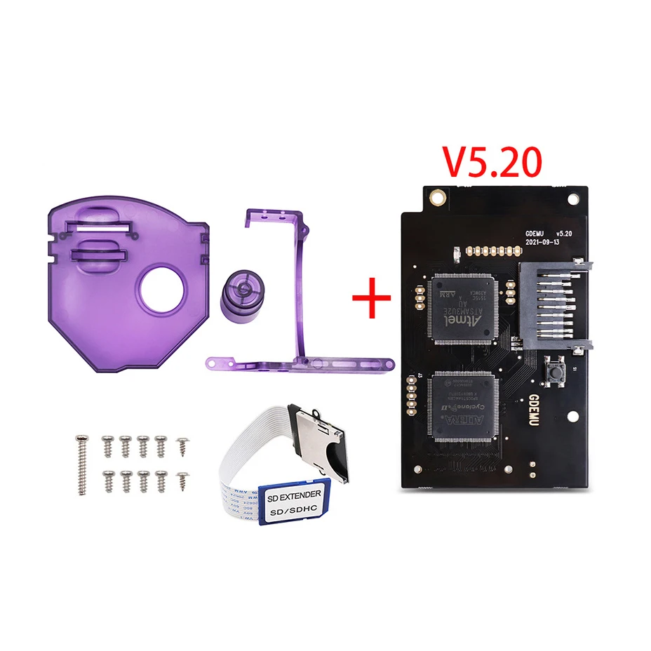 Replacement for SEGA Dreamcast DC Console GDEMU V5.20 Optical Drive Simulation Board SD Extension Adapter Gaming Accessories