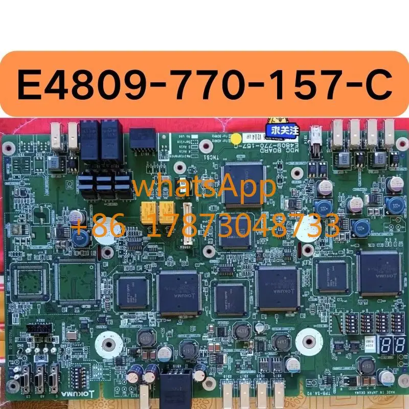 

Плата управления б/у E4809-770-157-C протестирована в порядке и его функцию неповрежденной.