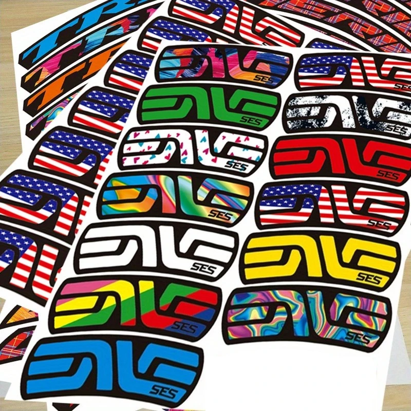 

Набор виниловых наклеек с логотипом SES, ярко-красные, водонепроницаемые, для мотоциклов, велосипедов, шлемов, ноутбуков, декоративные.