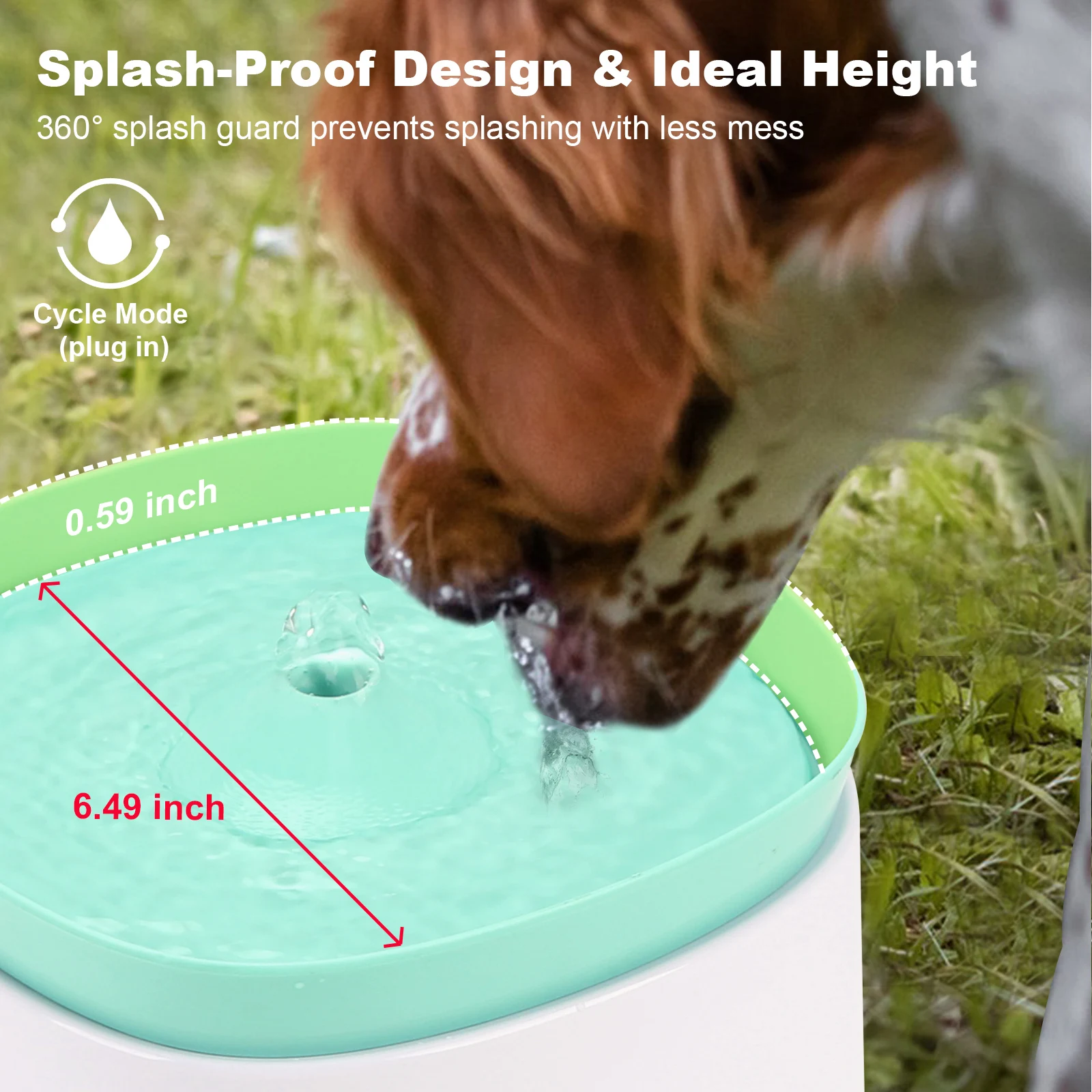 Cats Water Dispenser Electric Fountain Recirculate Filter Drinker with USB Low Decibel Automatic Water Dispenser Pet Products