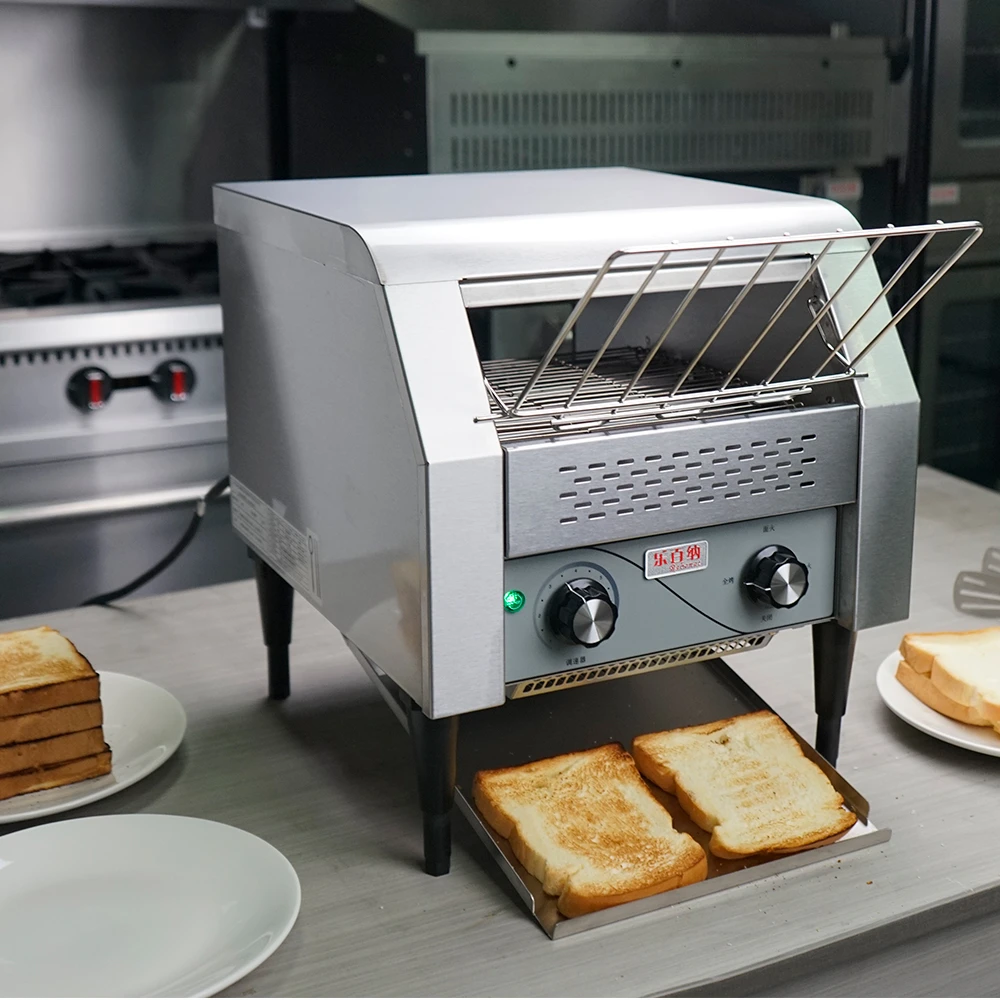 300PCS Professional Stainless Steel Commercial Electric Bread Toaster Conveyor Toaster