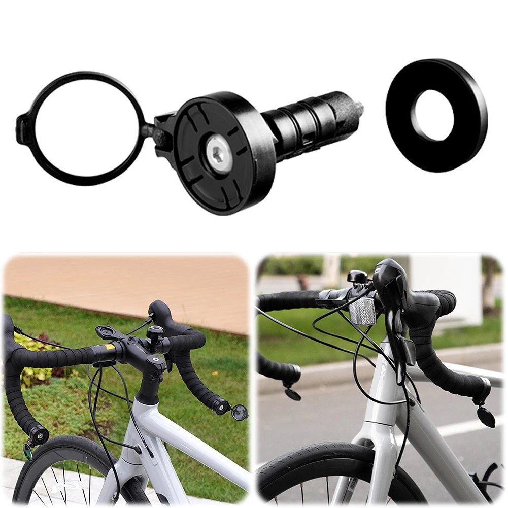 Bicycle Rearview Mirror HD Cycling Handlebar Convex Mirror Bike Handlebar Plug Rear View Mirror for MTB Road Bike Accessories