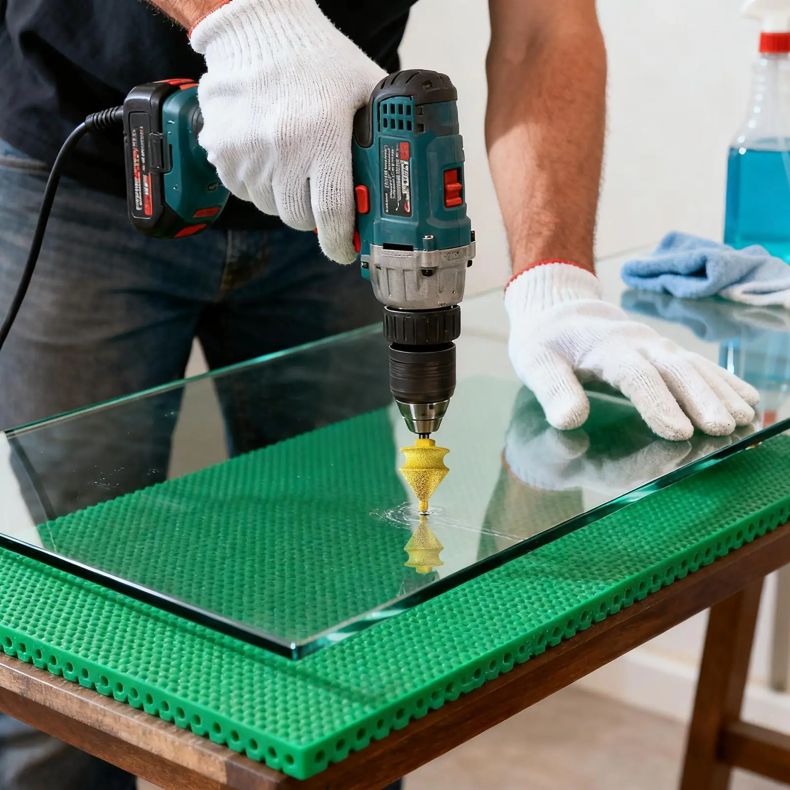 لقم غاطسة للخشب M10 ملحقات الخيط لقمة مثقاب الشطب لإزالة الأزيز من بلاط الخرسانة والخشب مطحنة معدنية من الرخام