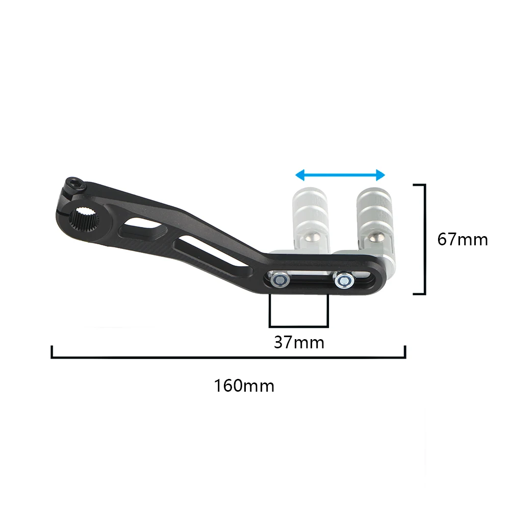Motocykl regulowana składana dźwignia zmiany biegów dźwignia pedału zmiany biegów dla BMW R 1200 GS R1200 ADV chłodzony olejem 2005-2013 R1200GS