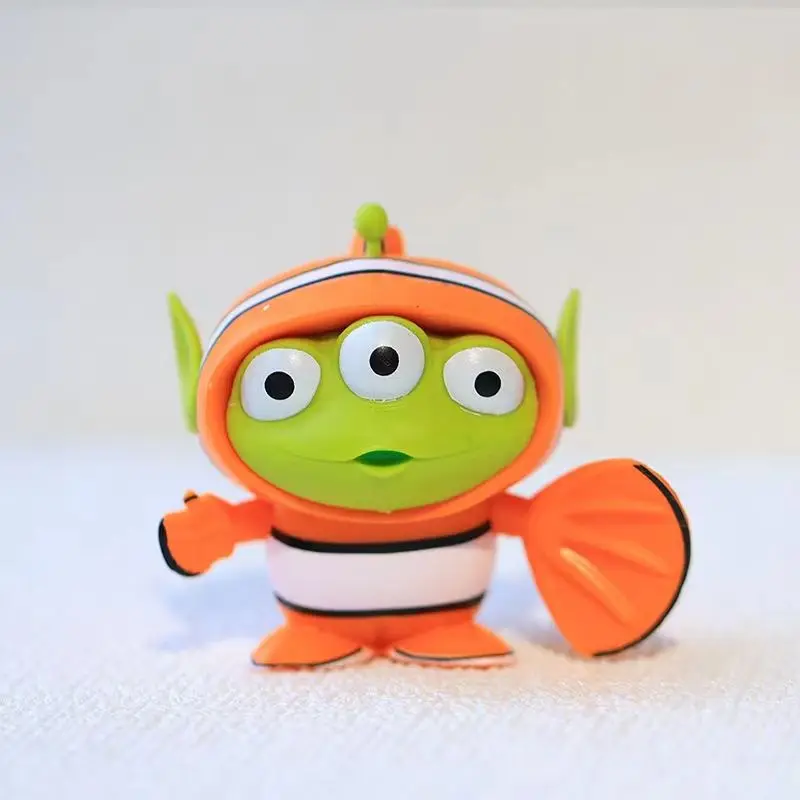 Animación de Disney Toy Story Alien COS arrastrar juguetes, modelos de escritorio, pequeños adornos cajas ciegas, regalos de cumpleaños